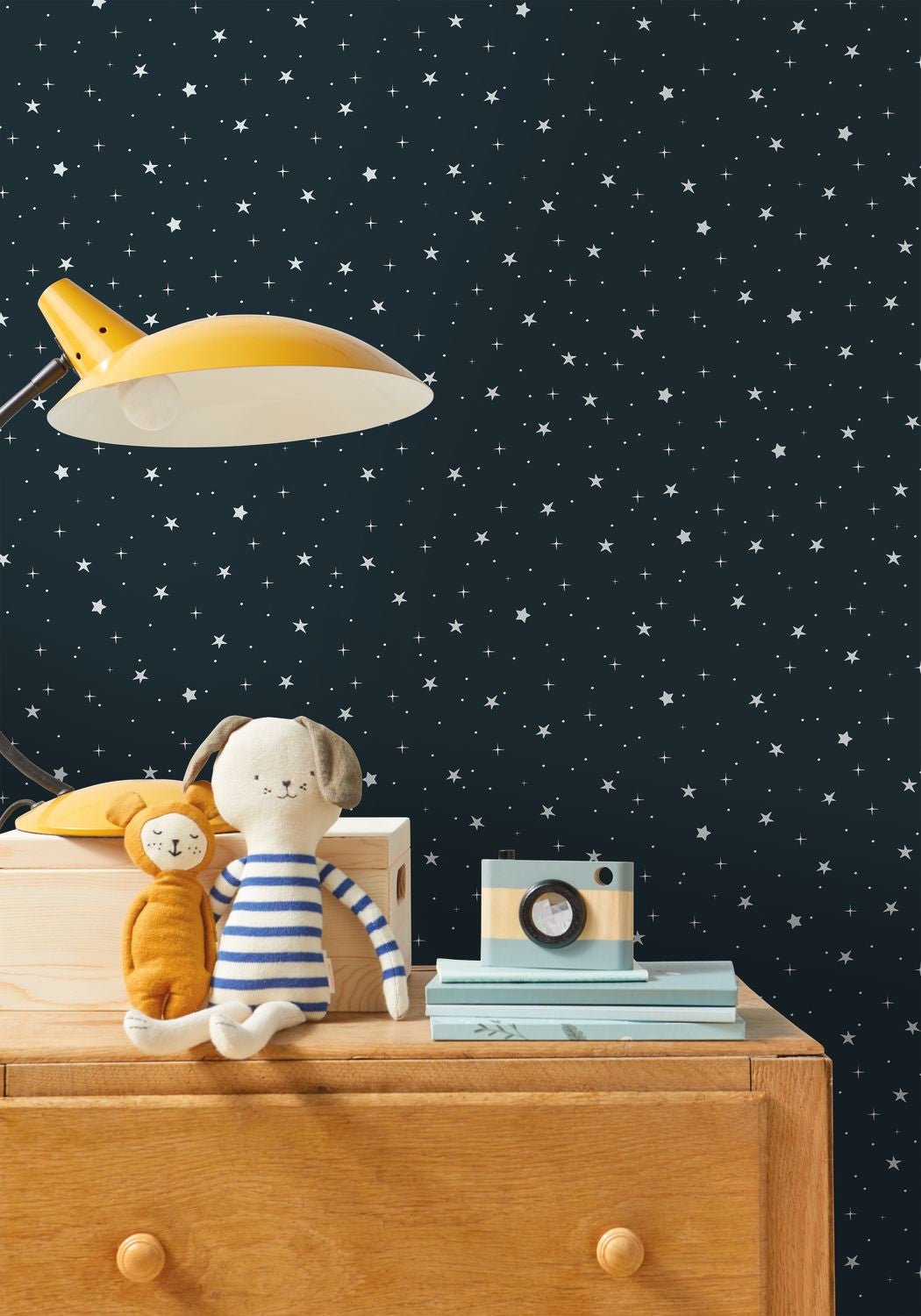 Our Planet Stars In Your Eyes Wallpaper - Bleu Nuit - Caselio - 101926918 - Premier Wallcovering