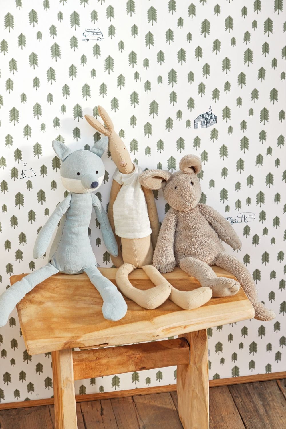 Our Planet Summer Camp Wallpaper - Vert Kaki - Caselio - 101977417 - Premier Wallcovering