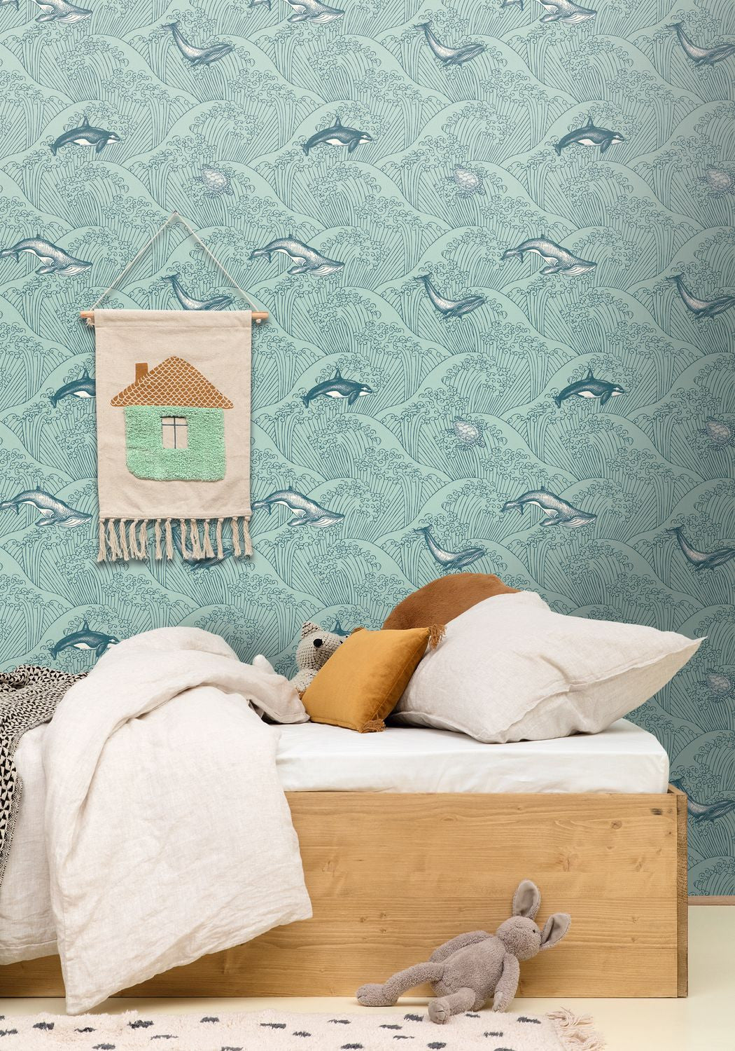 Our Planet Under The Sea Wallpaper - Vert D'eau - Caselio - 102017138 - Premier Wallcovering