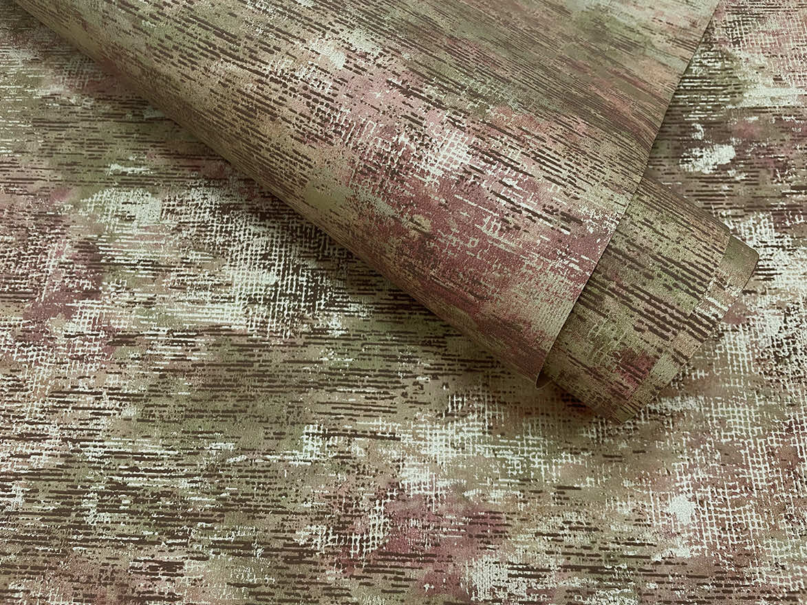 Ozbek Wallpaper - Maroon /Khaki - Holden Décor - 65903 - Premier Wallcovering