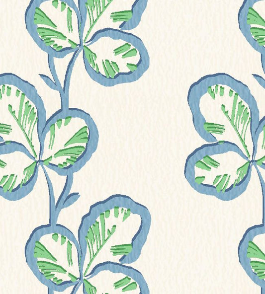 Paddy Fabric - Denim Green - Woodchip & Magnolia - WMF - 480 - 02LD - Premier Wallcovering