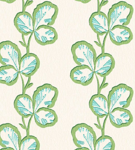 Paddy Wallpaper - Olive Aqua - Woodchip & Magnolia - WM - 480 - 01R - Premier Wallcovering