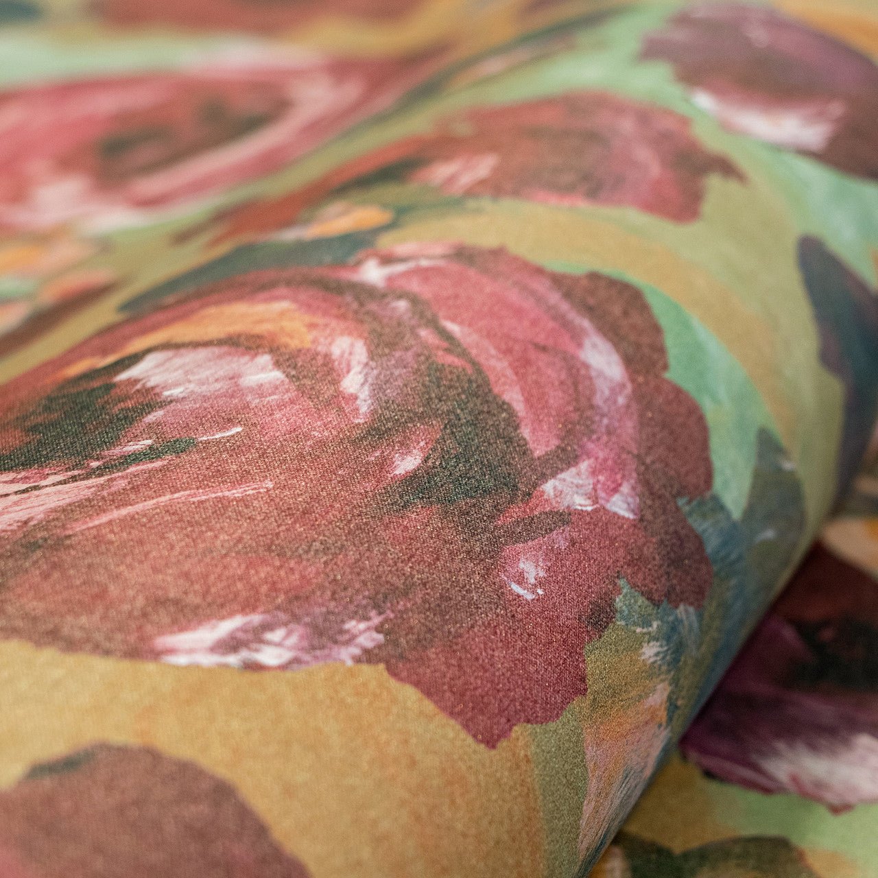 Paeonia Julie Feels Home Wallpaper - Cherry Ocker - Hohenberger - 26902 - Premier Wallcovering
