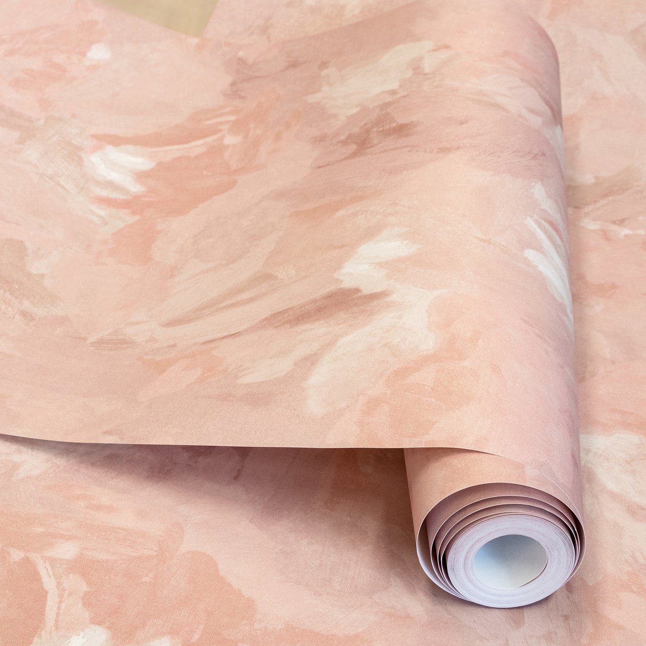 Paeonia Plain Julie Feels Home Wallpaper - Blush - Hohenberger - 26912 - Premier Wallcovering