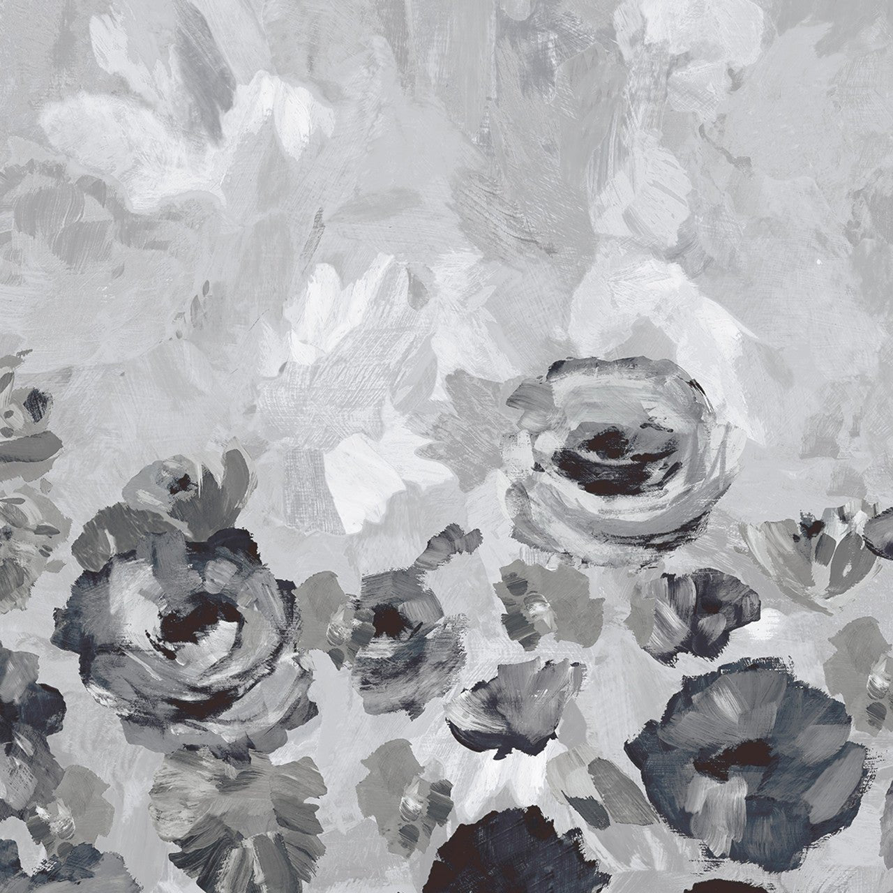Paeonia Twin Julie Feels Home Wall Mural - Navy Ash - Hohenberger - 26959 - Premier Wallcovering