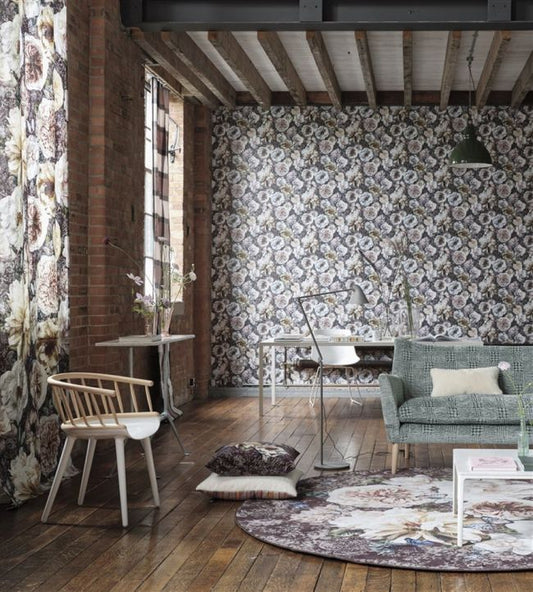 Pahari Wallpaper - Rosewood - PDG1128/01 - Designers Guild - Premier Wallcovering