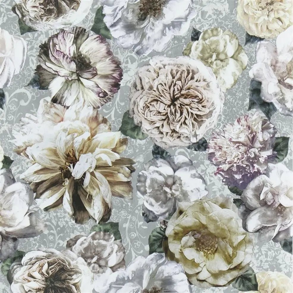 Pahari Wallpaper - Platinum - Designers Guild - PDG1128/02 - Premier Wallcovering