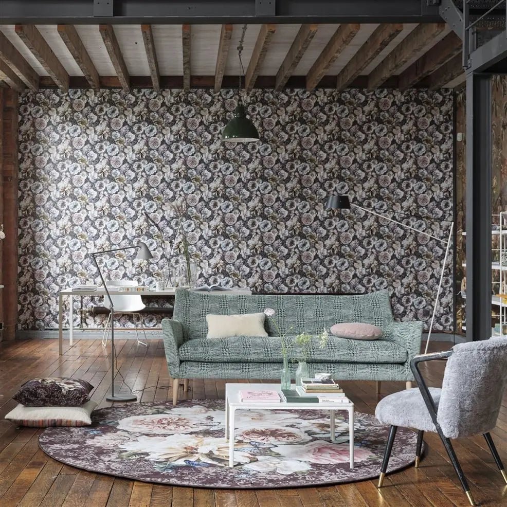 Pahari Wallpaper - Rosewood - Designers Guild - PDG1128/01 - Premier Wallcovering