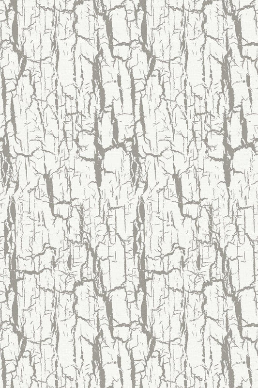 Paint Crackle Jacquard Fabric - White - Timorous Beasties - STCO/PNTC/JAQ/01 - Premier Wallcovering