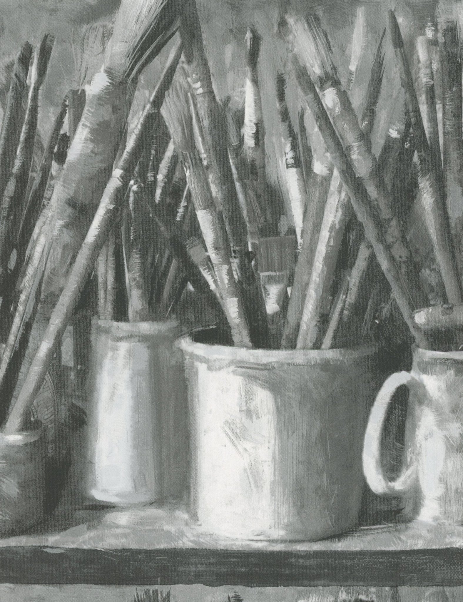 Paintbox Wallpaper - Charcoal  - Andrew Martin - ATTPABXCHA - Premier Wallcovering