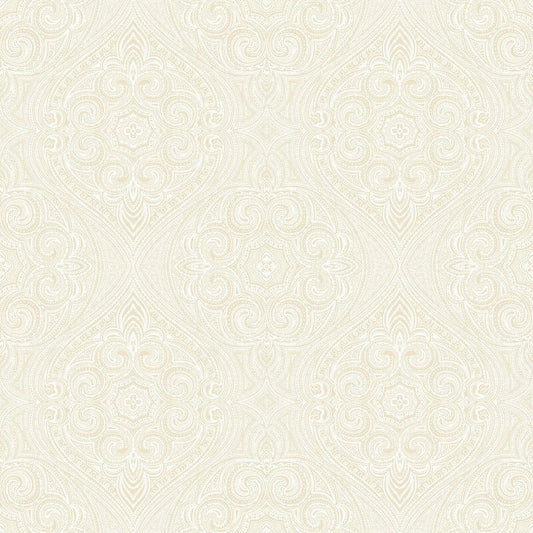Paisley Motif Wallpaper - Gold - SK Filson - DE41862 - Premier Wallcovering