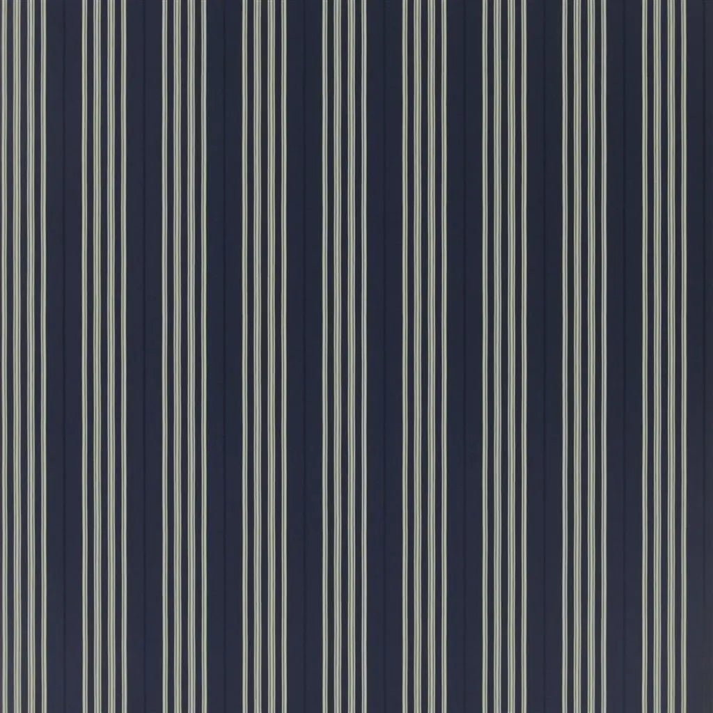 Palatine Stripe Wallpaper - Midnight - Ralph Lauren - PRL050/04 - Premier Wallcovering