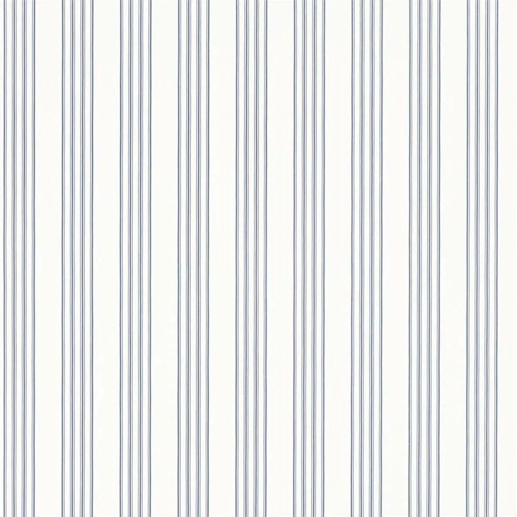Palatine Stripe Wallpaper - Porcelain Blue - Ralph Lauren - PRL050/05 - Premier Wallcovering