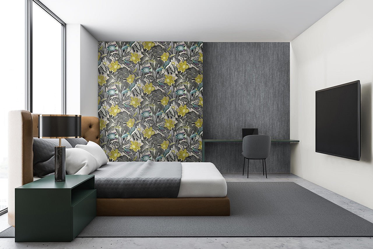 Palau Tropical Wallpaper - Blackberry - Hohenberger - 26745 - Premier Wallcovering