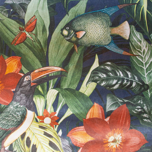 Palau Tropical Wallpaper - Blueberry - Hohenberger - 26743 - Premier Wallcovering