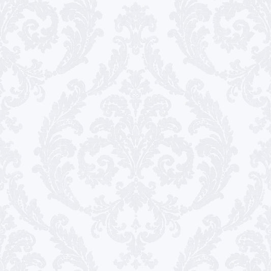 Palazzo Damask Wallpaper - Pale Lilac - Galerie - G67606 - Premier Wallcovering