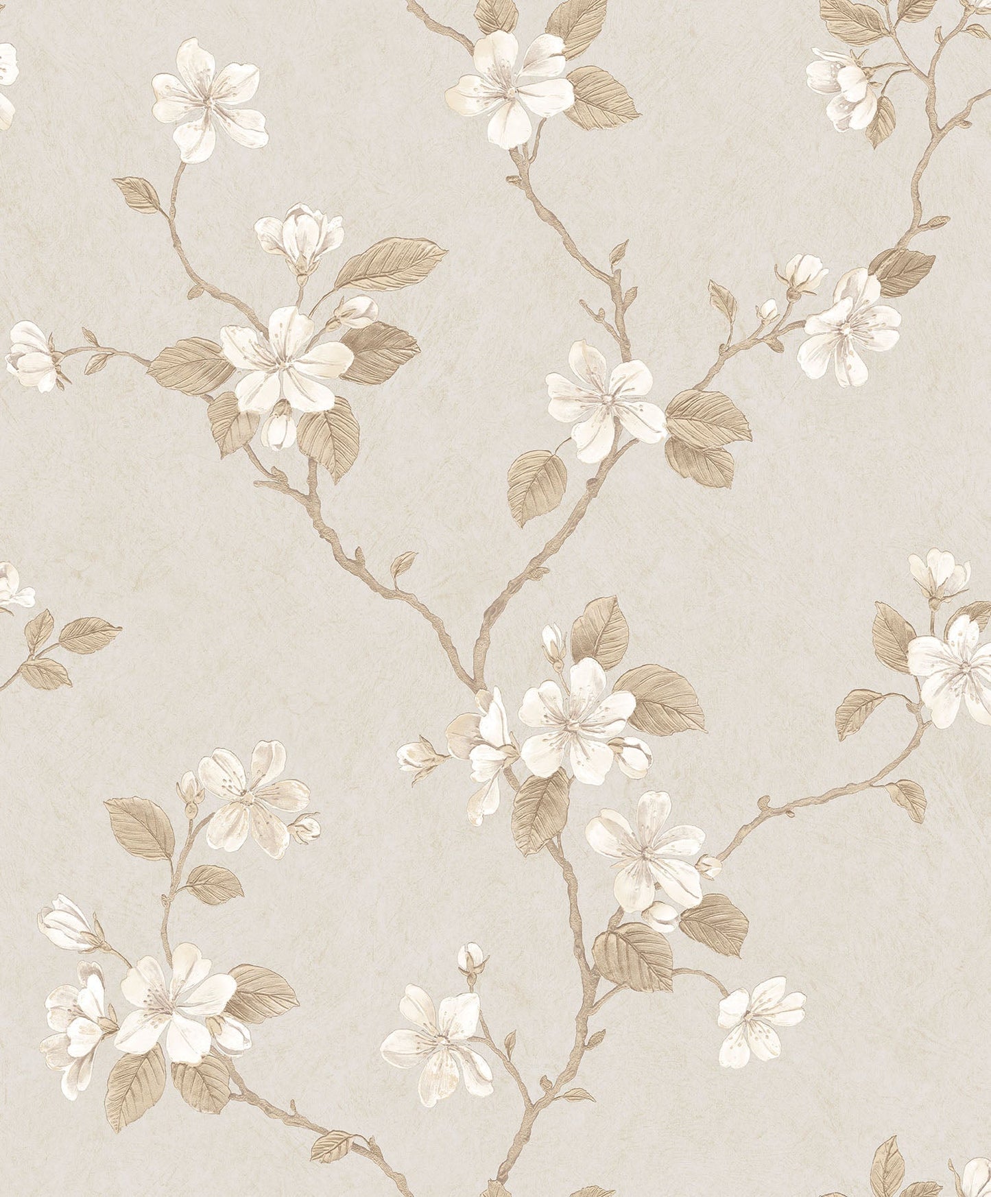 Palazzo Floral Bushes Wallpaper - Cream / Beige - Galerie - G67615 - Premier Wallcovering