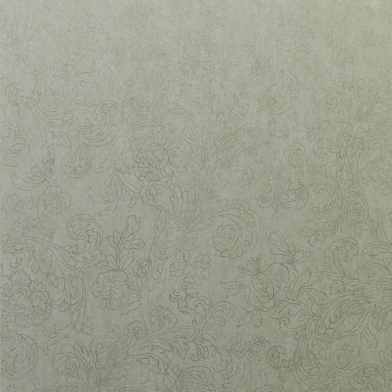 Palazzo Floral Wallpaper - Green - Omexco - PAL3057 - Premier Wallcovering