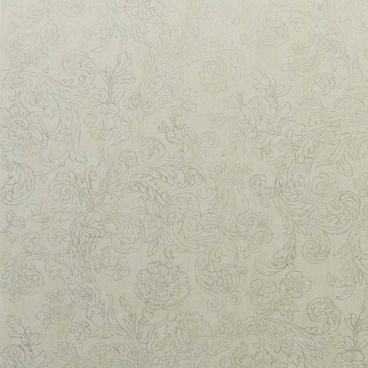 Palazzo Floral Wallpaper - Silver - Omexco - PAL3019 - Premier Wallcovering