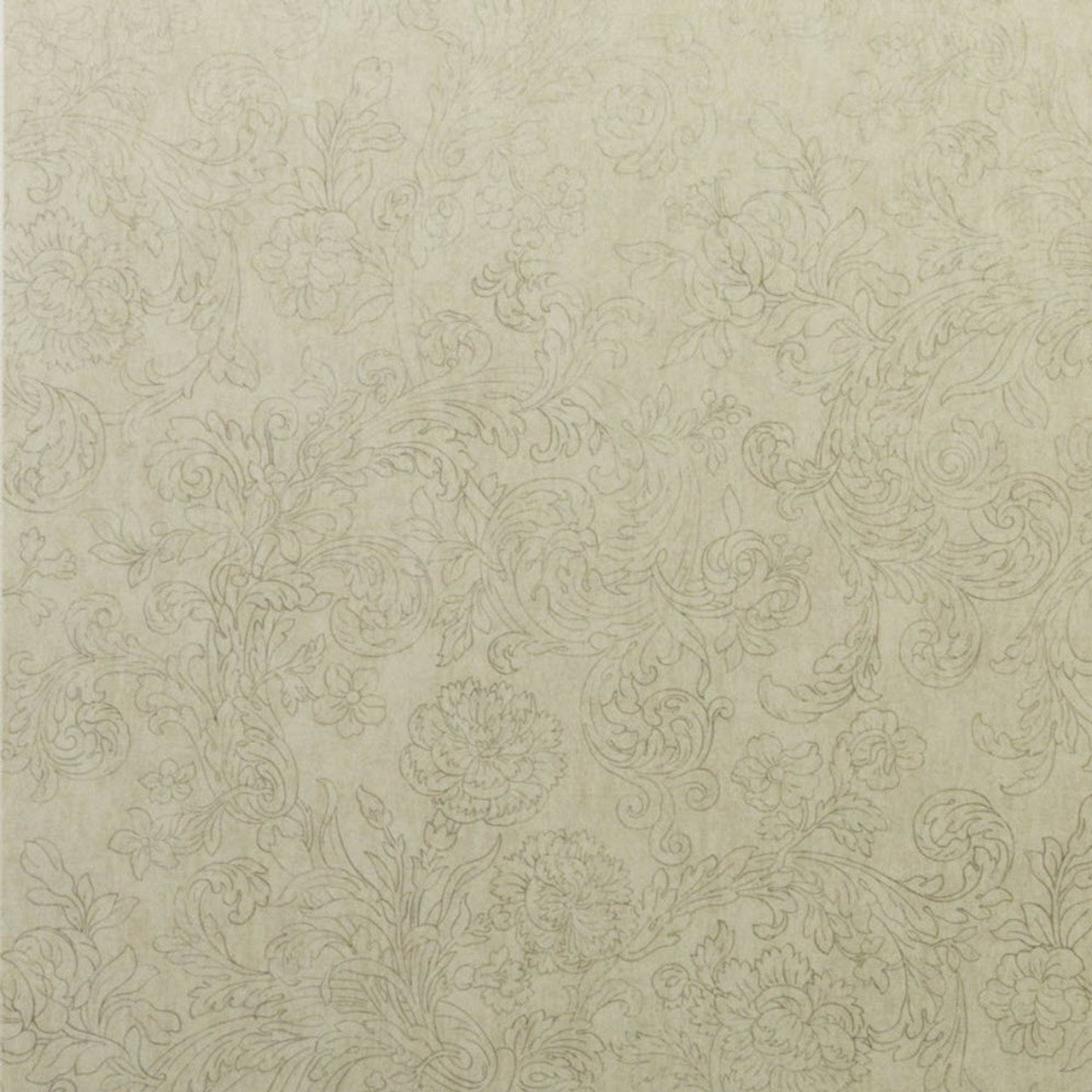 Palazzo Floral Wallpaper - Cream - Omexco - PAL3027 - Premier Wallcovering