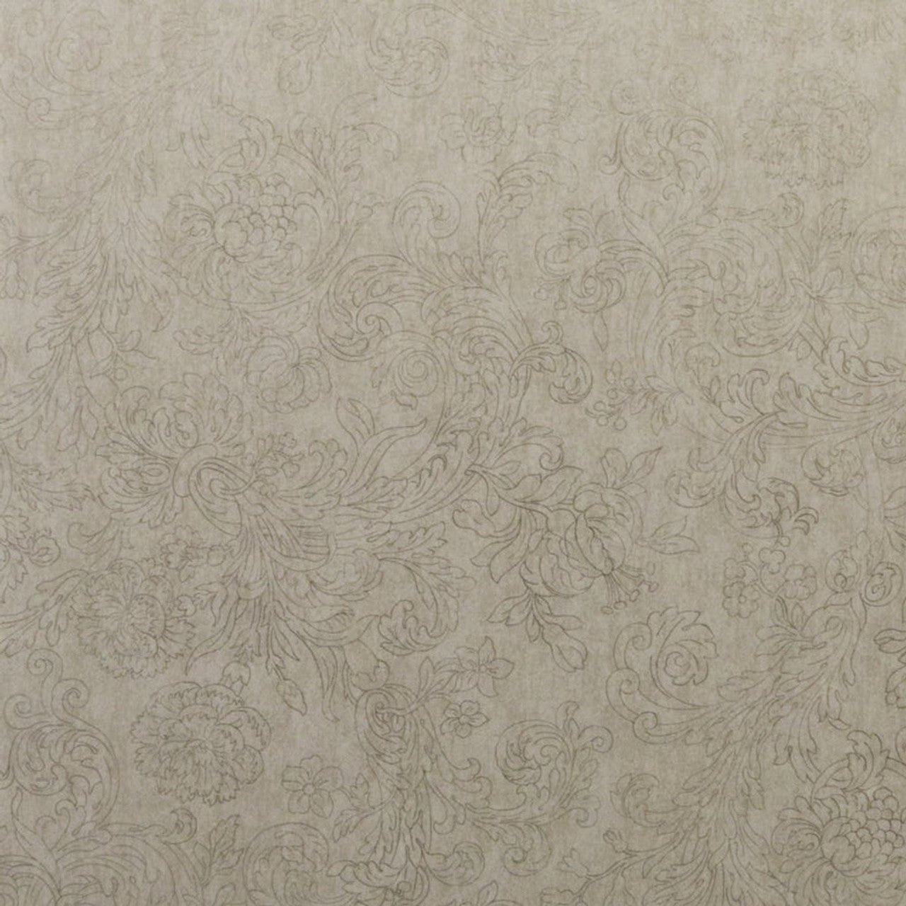 Palazzo Floral Wallpaper - Grey - Omexco - PAL3037 - Premier Wallcovering