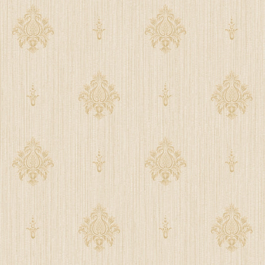 Palazzo Italian Motif Wallpaper - Cream / Beige / Gold - Galerie - G68664 - Premier Wallcovering