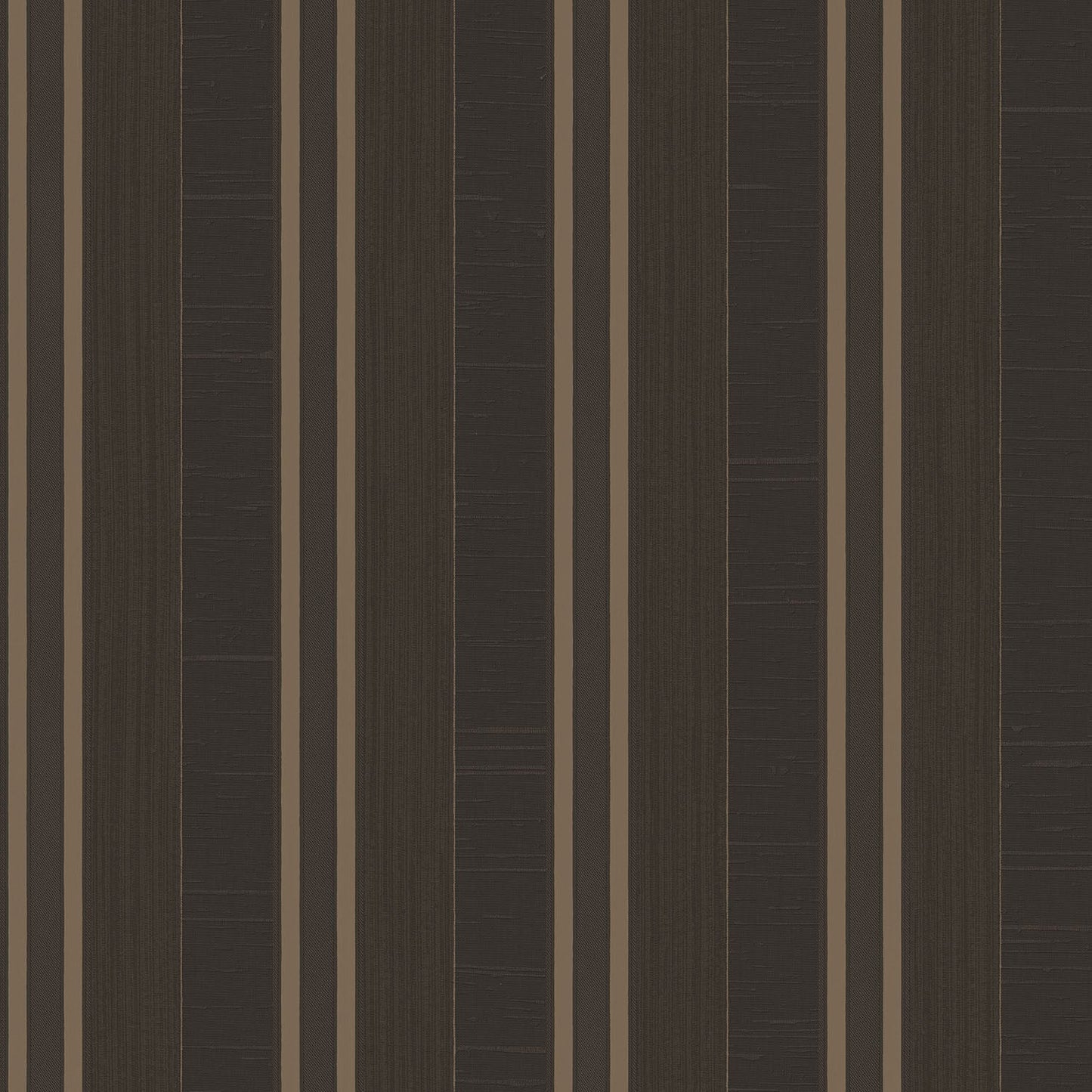 Palazzo Striped Wallpaper - Dark Brown / Gold - Galerie - G67629 - Premier Wallcovering