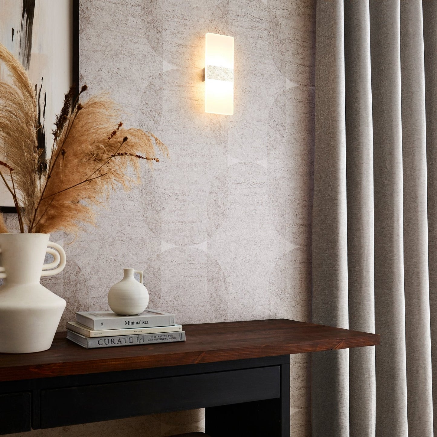 Palazzo Wallpaper - Stone - Graham & Brown - 124128 - Premier Wallcovering