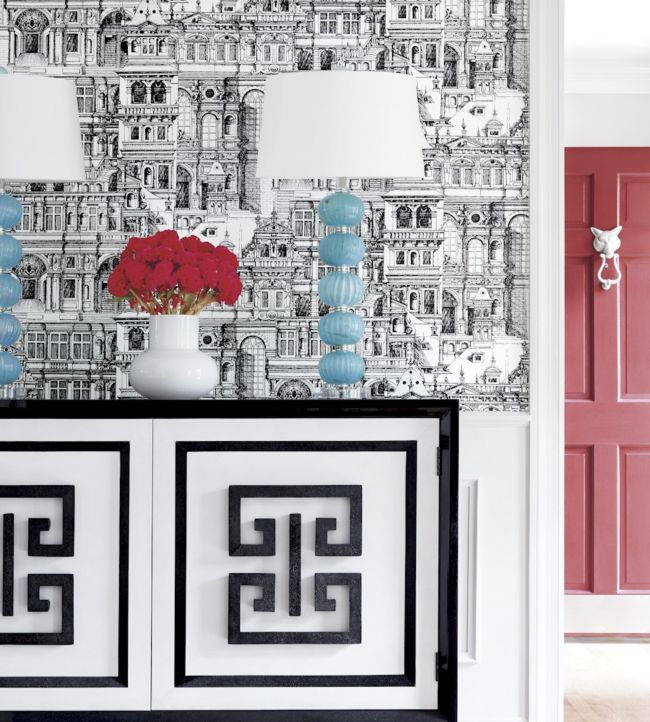 Palazzo Wallpaper - Metallic Silver - Thibaut - T35173 - Premier Wallcovering