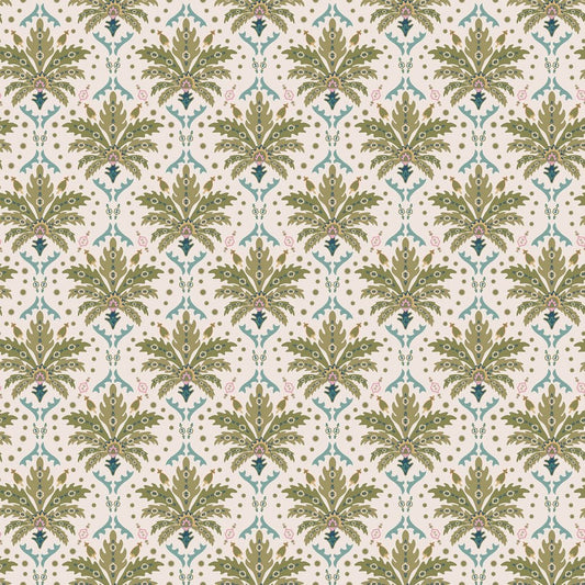 Palm Geo Wallpaper - Cream - Joules - 128935 - Premier Wallcovering