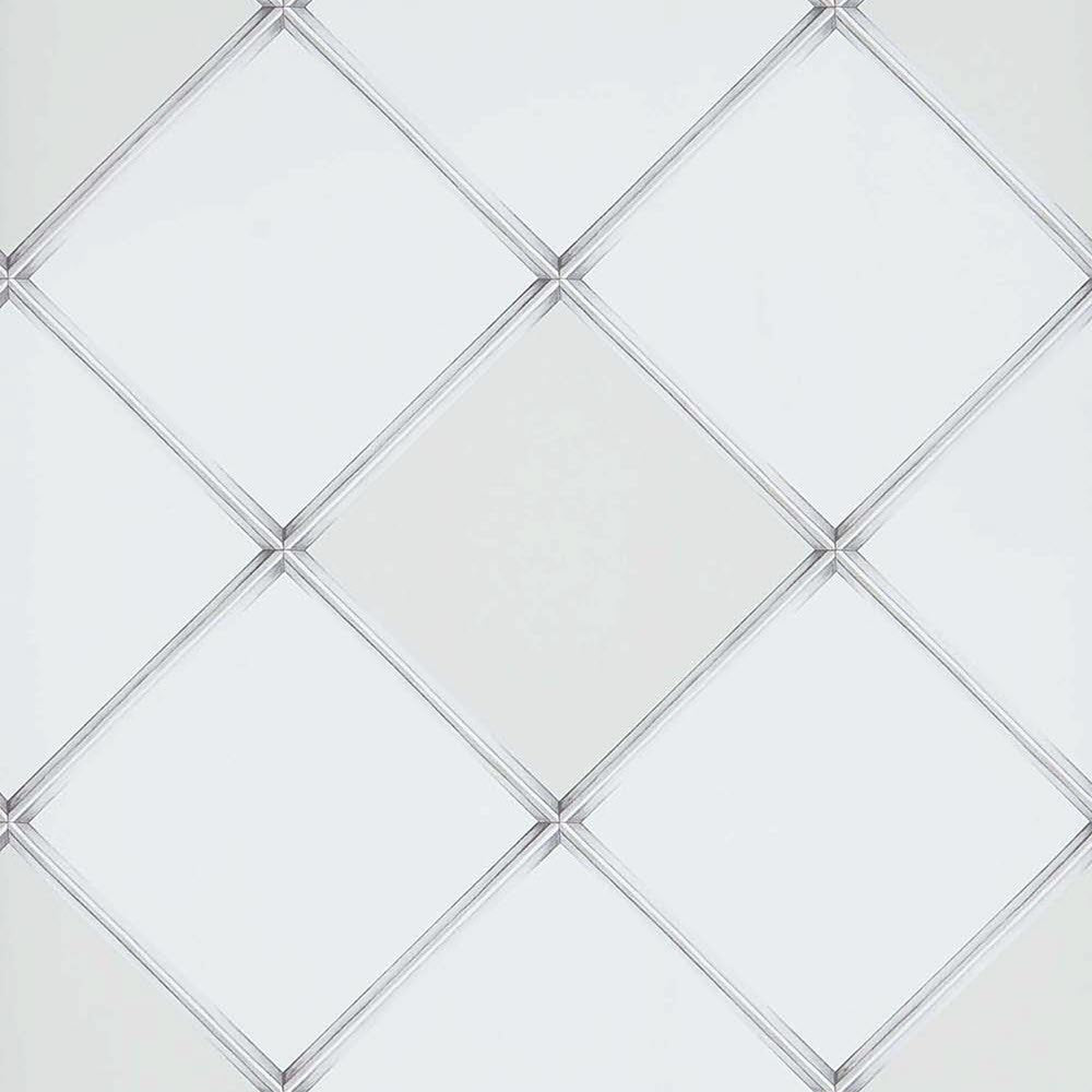 Palm House Trellis Wallpaper - Ivory - Osborne & Little - W7451-05 - Premier Wallcovering