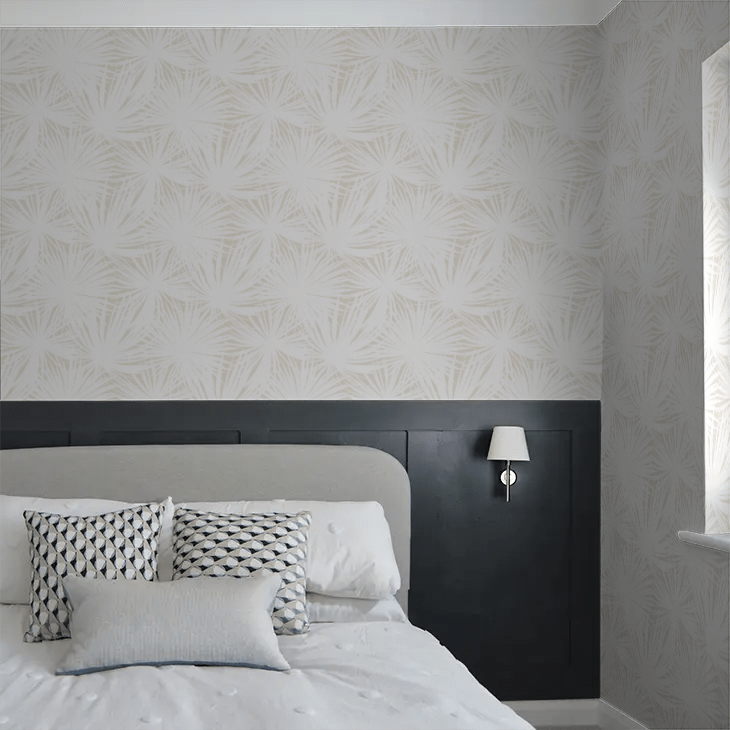 Palm Silhouette Wallpaper - Hemp - Ohpopsi - LBK50102W - Premier Wallcovering