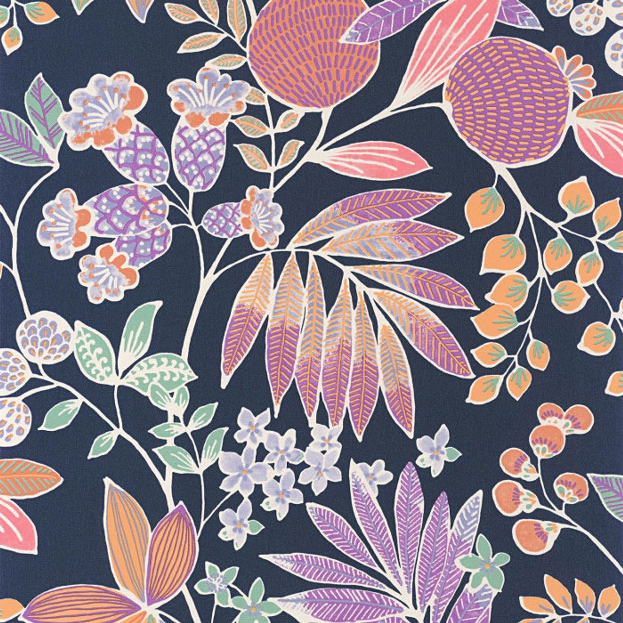 Palm Springs California Wallpaper - Tutti Frutti - Casadeco - 88806868 - Premier Wallcovering