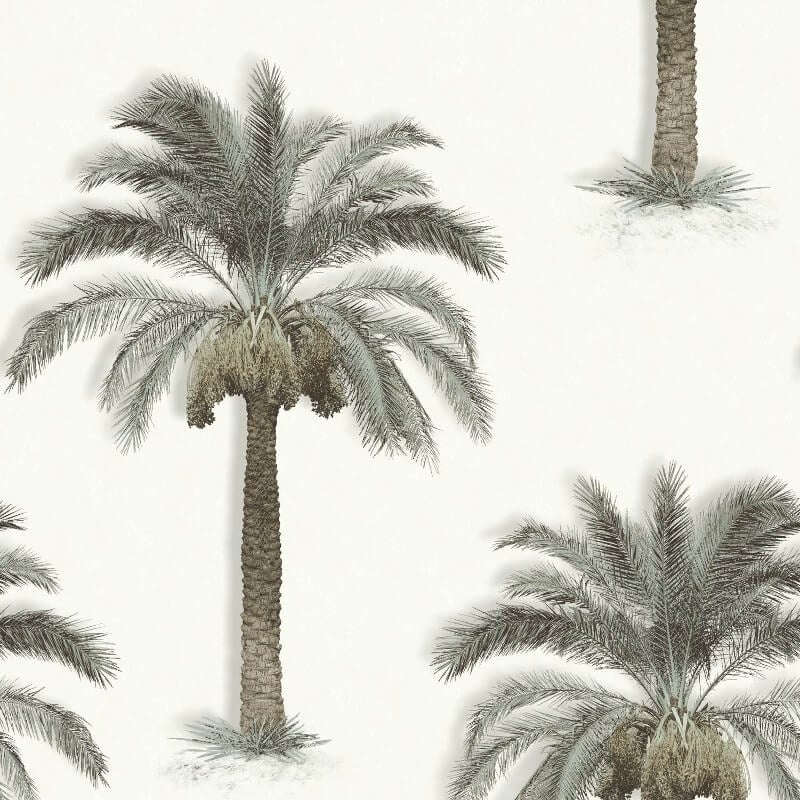 Palm Trees Wallpaper - Beige - SK Filson - SK10020 - Premier Wallcovering