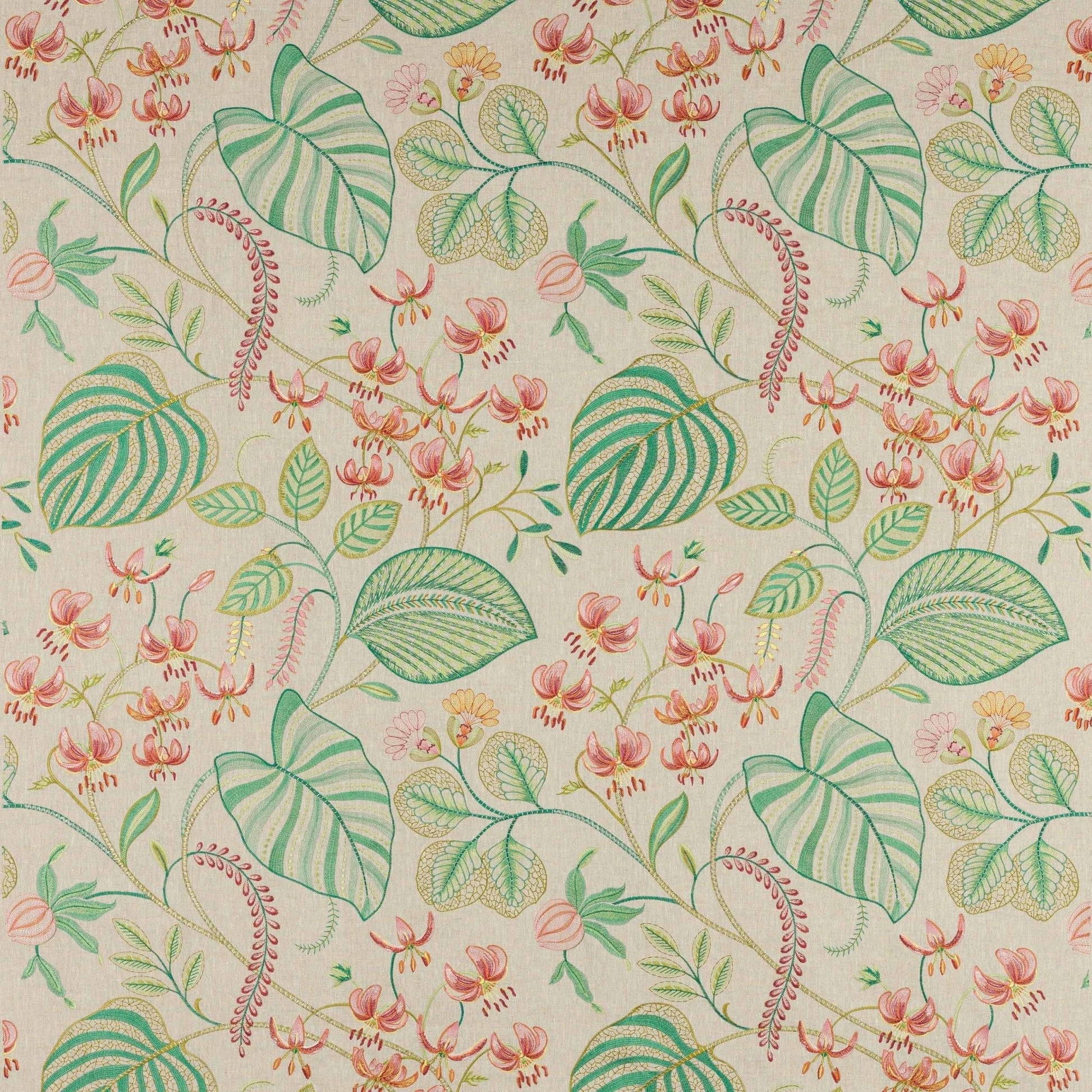 Palmaria Fabric - Corail - Manuel Canovas - M4124-01 - Premier Wallcovering