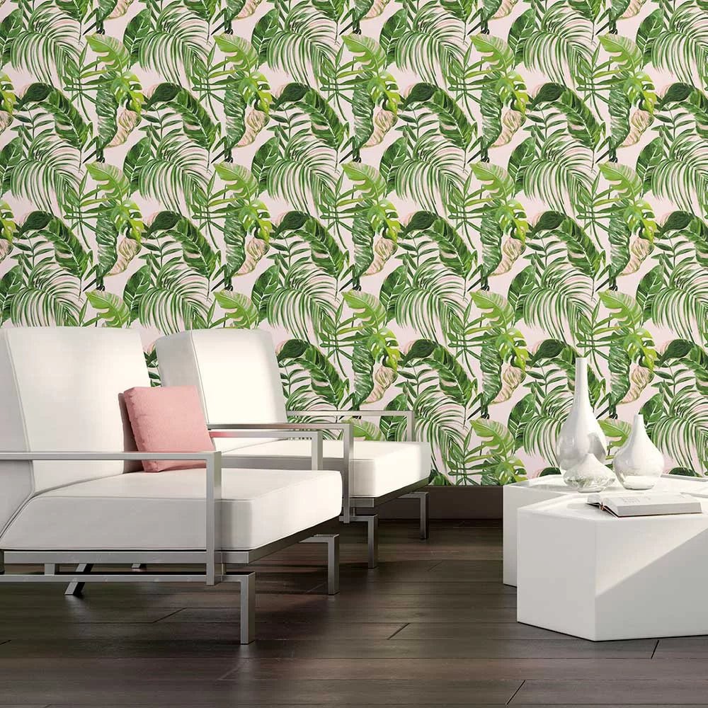 Palmera Wallpaper - Verdant - Ohpopsi - WLD53103W - Premier Wallcovering