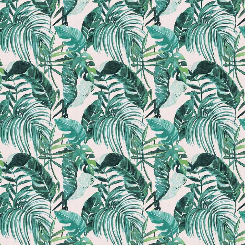 Palmera Wallpaper - Turquoise - Ohpopsi - WLD53101W - Premier Wallcovering