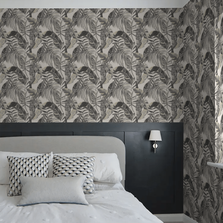 Palmera Wallpaper - Sable & Stone - Ohpopsi - WLD53102W - Premier Wallcovering