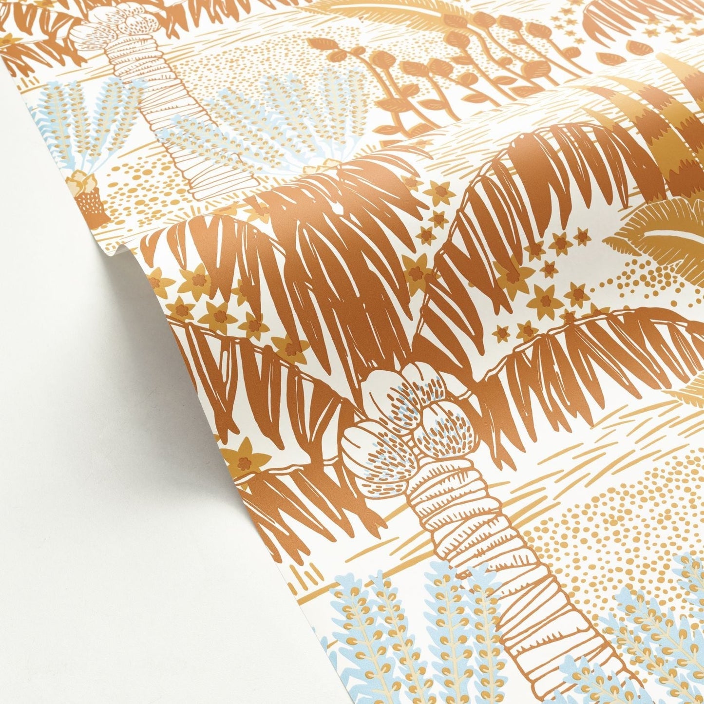 Palmeraie Wallpaper - Safran - Caselio - 103692060 - Premier Wallcovering