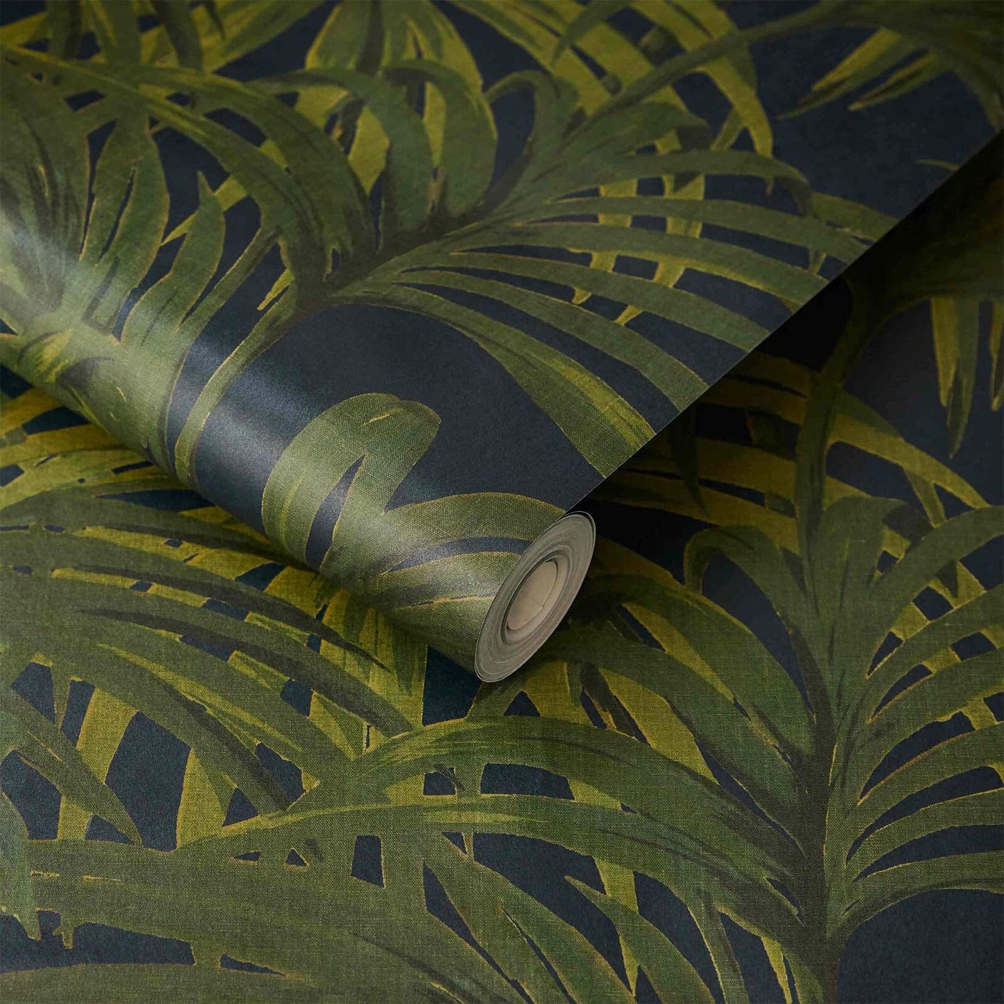 Palmeral Wallpaper - Midnight / Green - House of Hackney - 1 - WA - PAL - DI - M&G - XXX - Premier Wallcovering