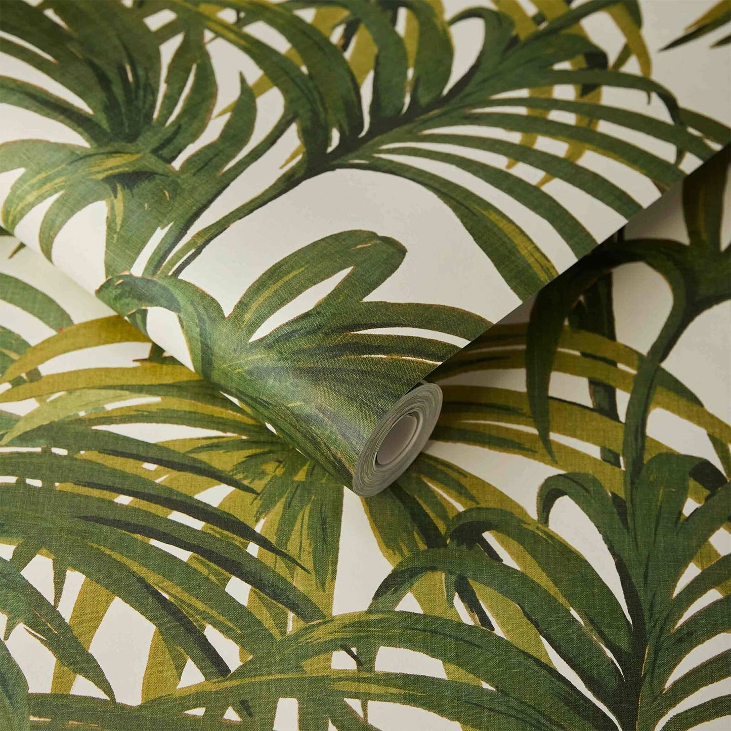 Palmeral Wallpaper - Off - White / Green - House of Hackney - 1 - WA - PAL - DI - W&G - XXX - Premier Wallcovering