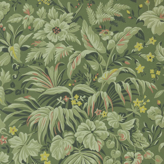 Palmette Wallpaper - Forest Green - 1838 wallcoverings - 2513 - 184 - 01 - Premier Wallcovering