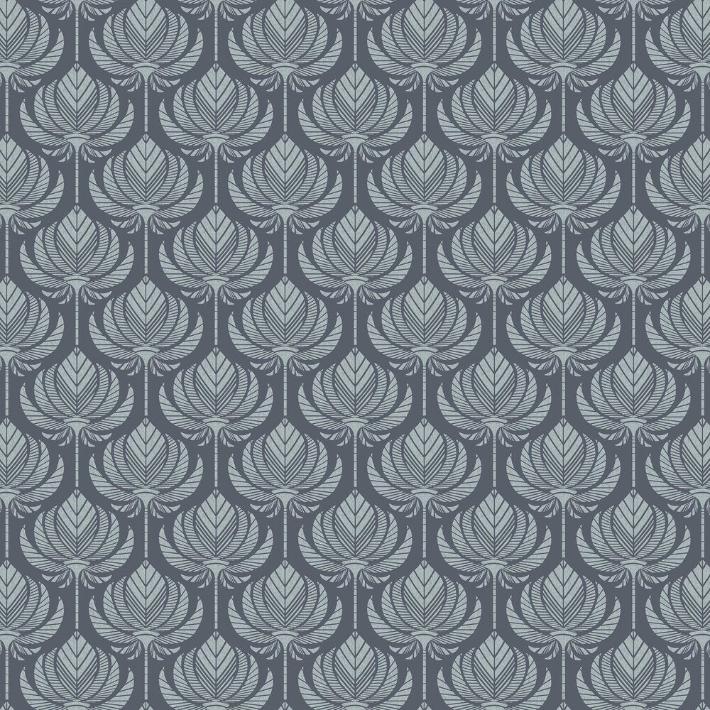 Palmier Wallpaper - Navy - A Street Prints - FD26424 - Premier Wallcovering