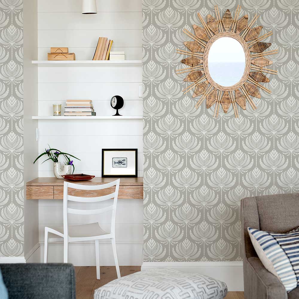 Palmier Wallpaper - Grey - A Street Prints - FD26425 - Premier Wallcovering
