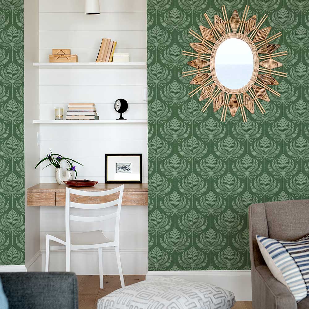 Palmier Wallpaper - Green - A Street Prints - FD26426 - Premier Wallcovering
