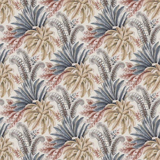 Paloma Wallpaper - Terracotta/Ochre/Steel - Osborne & Little - W7614-01 - Premier Wallcovering