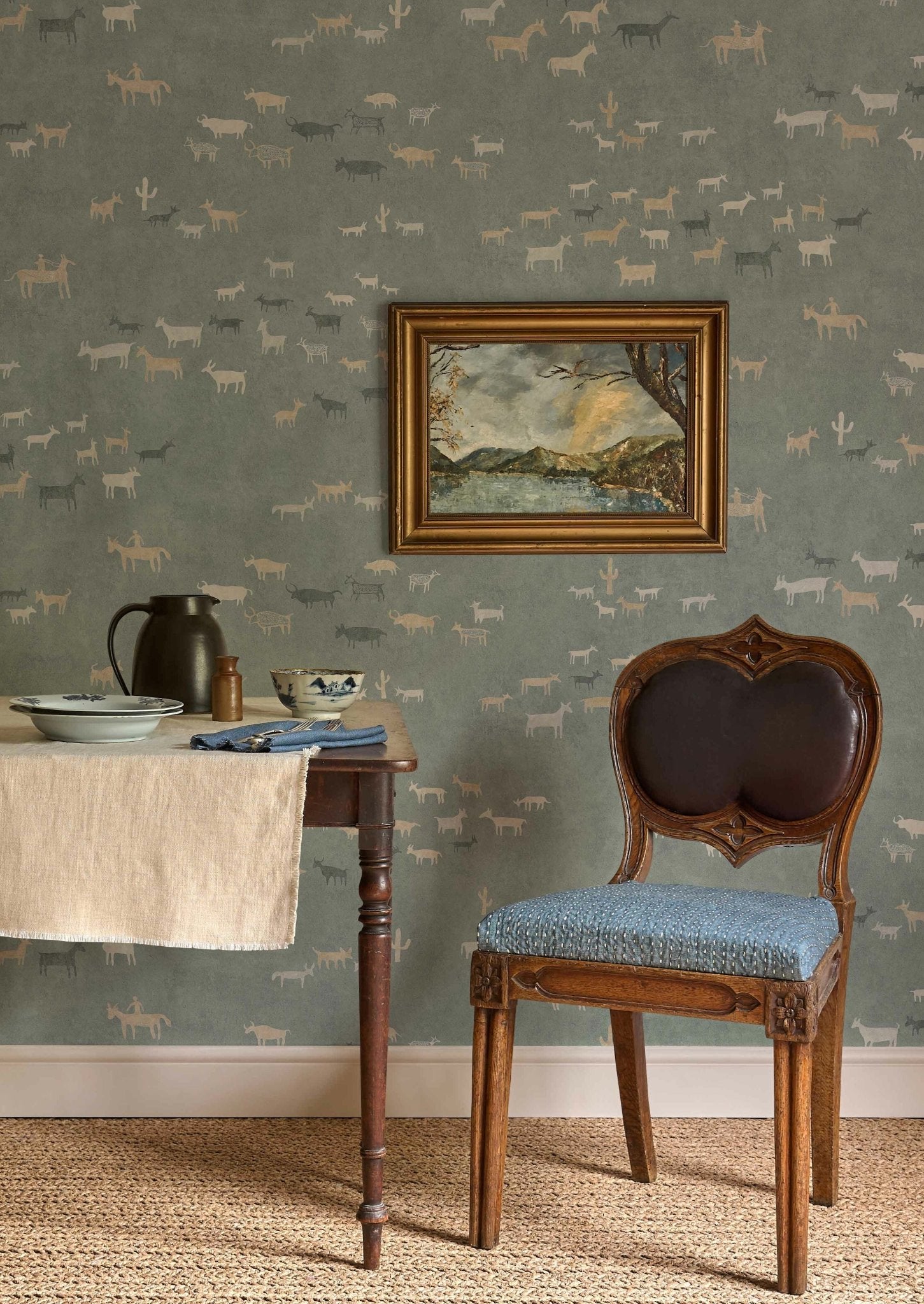 Lewis & Wood - Paper Trail - River - Premier Wallcovering