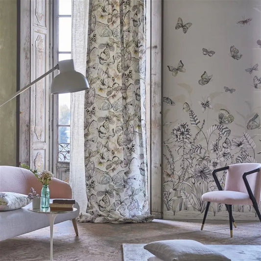Papillons Wallpaper - Birch - Designers Guild - PDG1058/01 - Premier Wallcovering