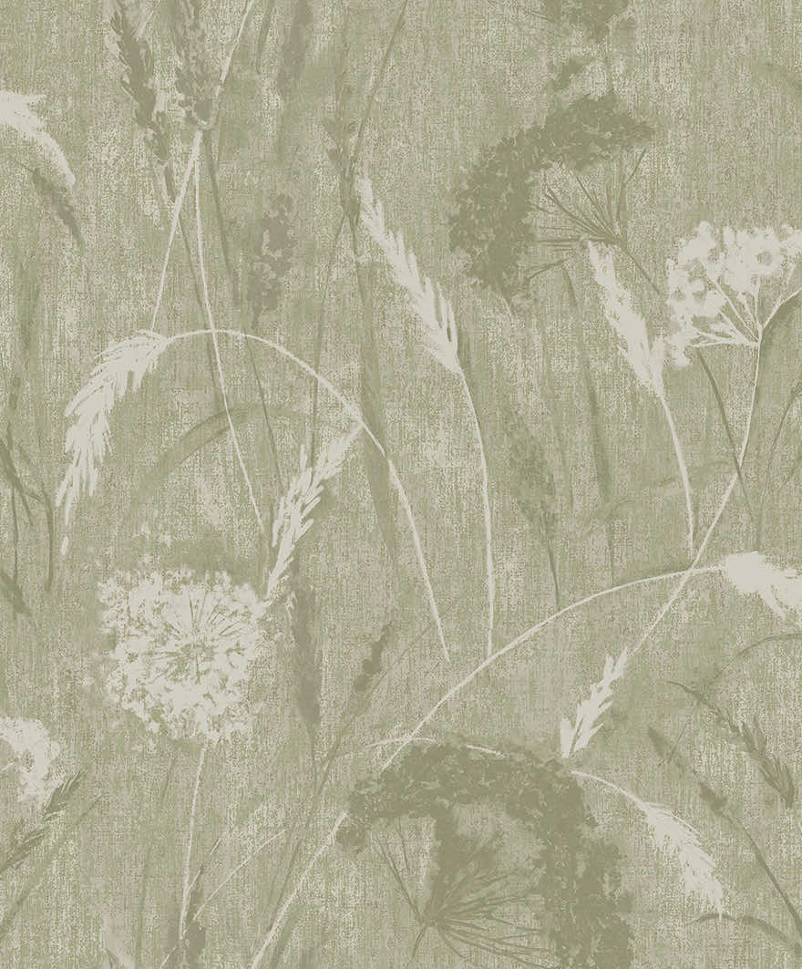 Pappus Wallpaper - Sage - Holden Décor - 75990 - Premier Wallcovering