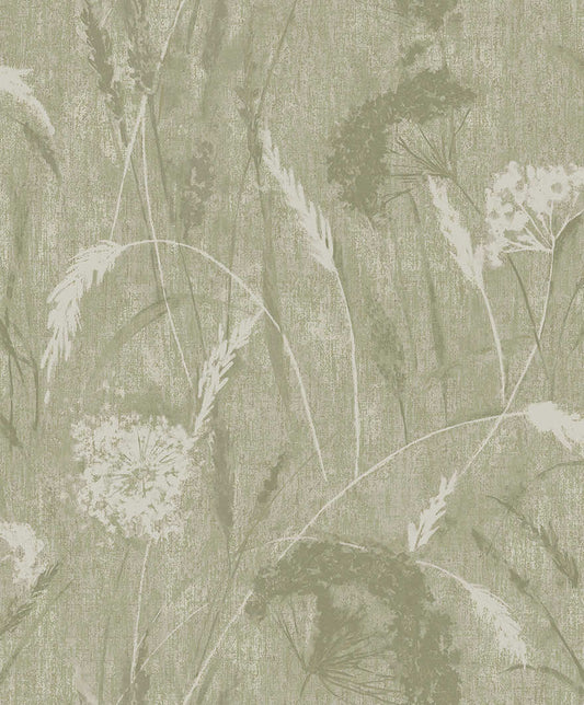 Pappus Wallpaper - Sage - Holden Décor - 75990 - Premier Wallcovering